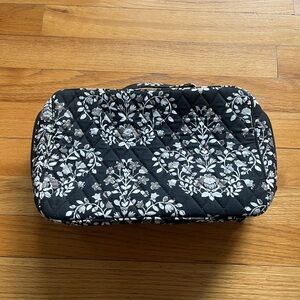 Vera Bradley Black and White Floral Cosmetic Bag